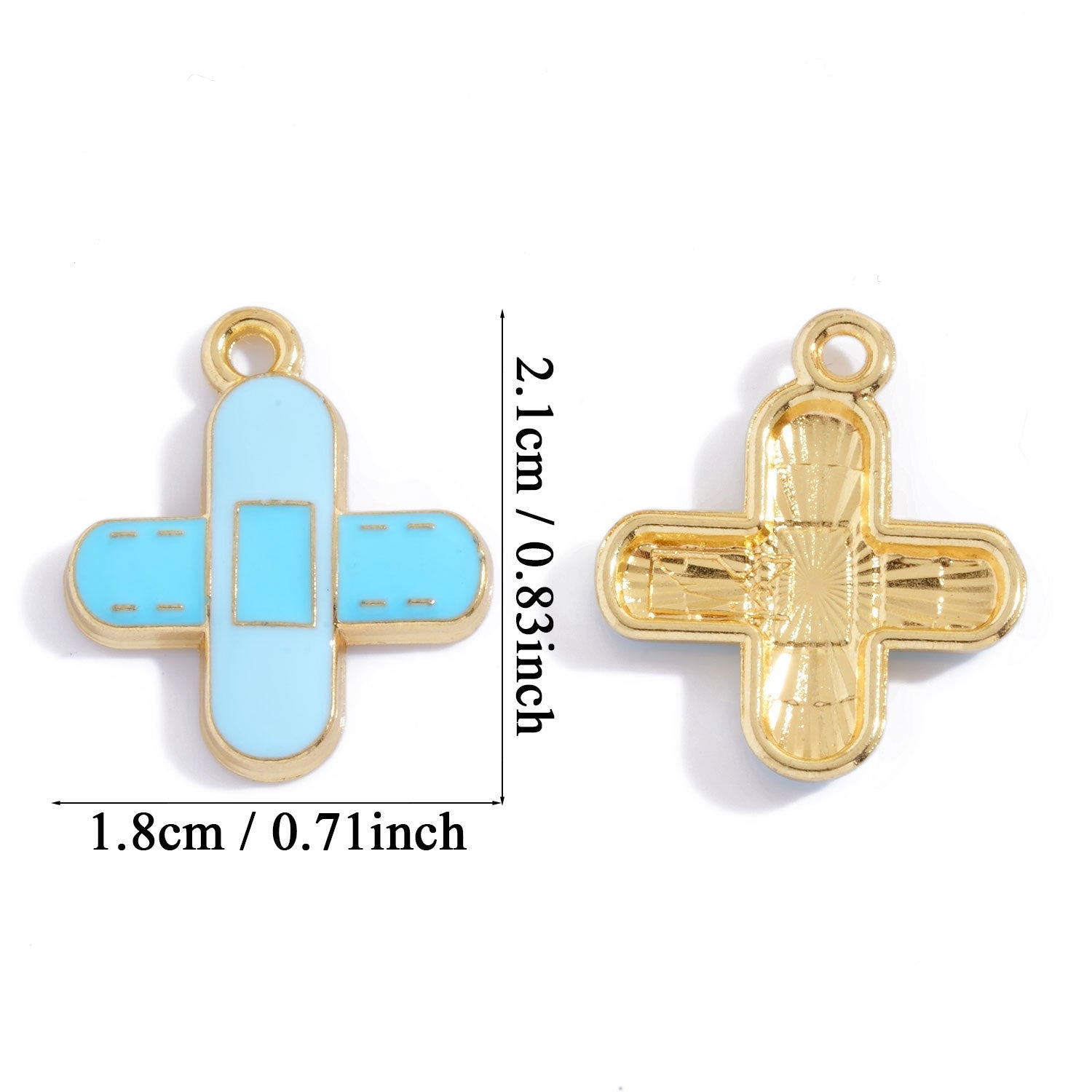 Alloy Pendant Featuring Enamel Craftsmanship In Natural Pink With Cartoon Style For Jewelry Accessories