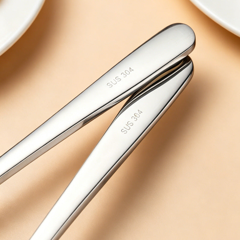 Elegant Solid Color Tableware Set With 304 Stainless Steel Inner Liner For Western Dining
