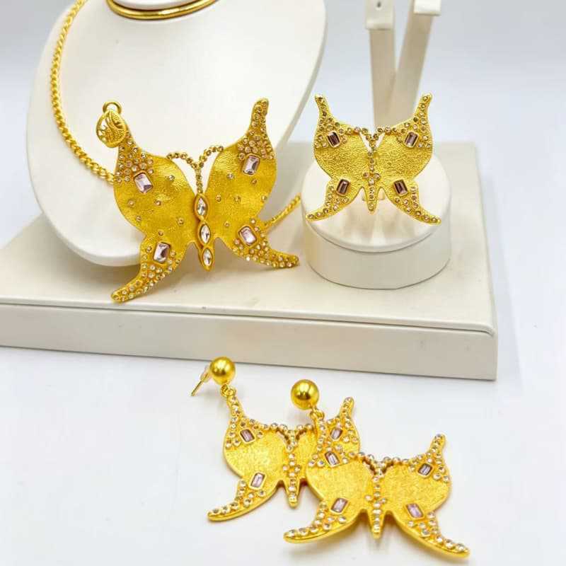 Heart Shape Jewelry Set For Women In Alloy With Zircon Inlay, Featuring Novelty Style, 1 Set