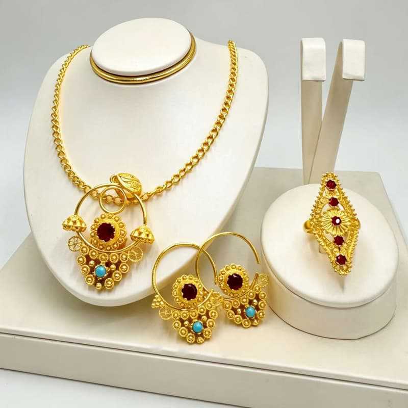 Heart Shape Jewelry Set For Women In Alloy With Zircon Inlay, Featuring Novelty Style, 1 Set