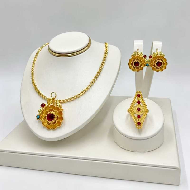 Heart Shape Jewelry Set For Women In Alloy With Zircon Inlay, Featuring Novelty Style, 1 Set