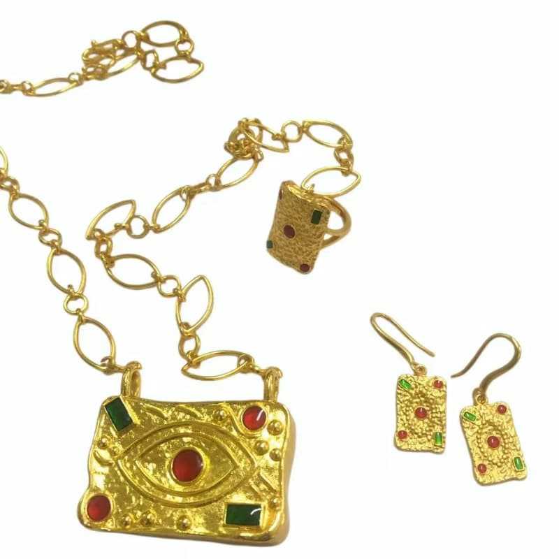 Heart Shape Jewelry Set For Women In Alloy With Zircon Inlay, Featuring Novelty Style, 1 Set