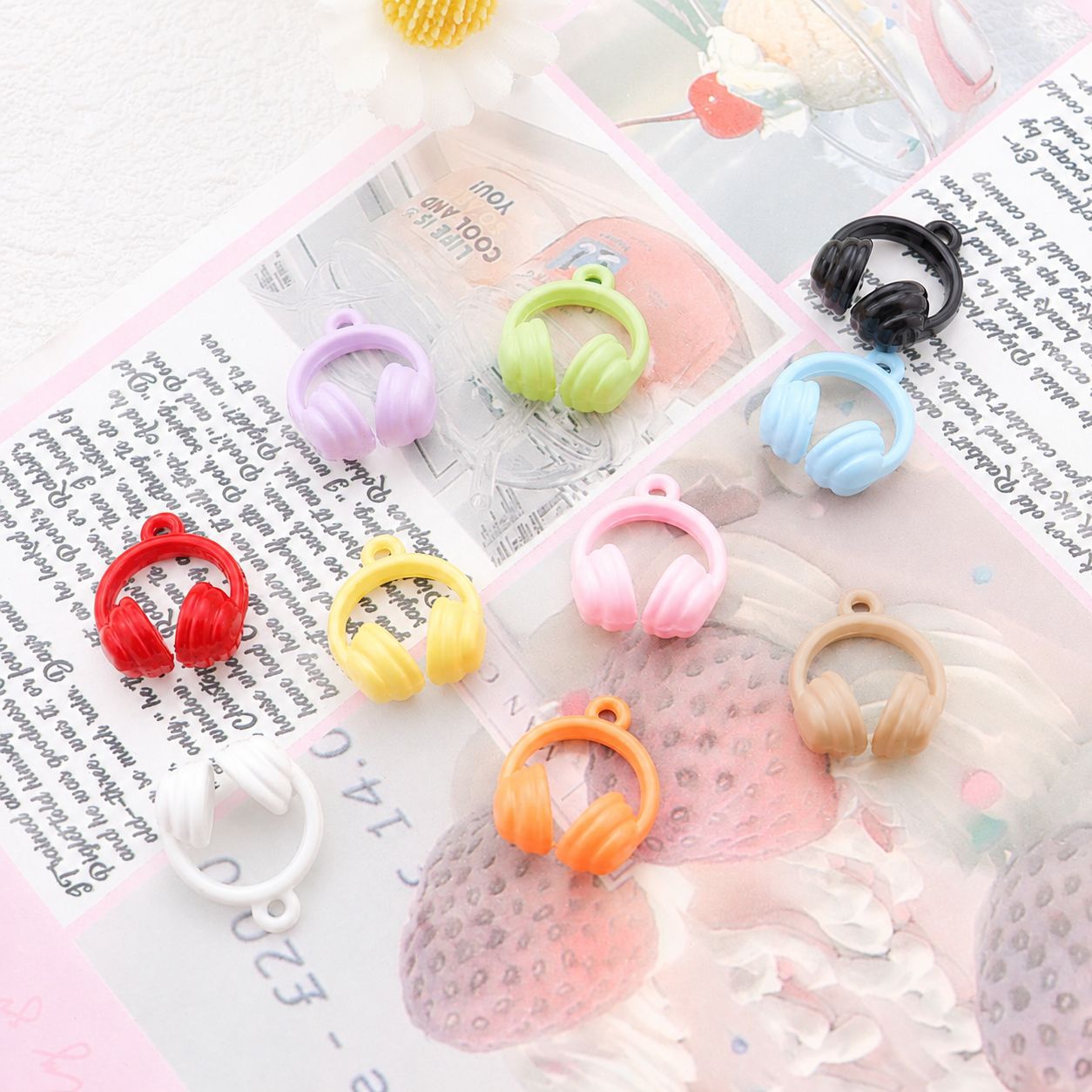 Alloy Pendant With Hole Size 1~1.9mm Featuring Stoving Varnish In Light Green Cartoon Style Jewelry Accessories