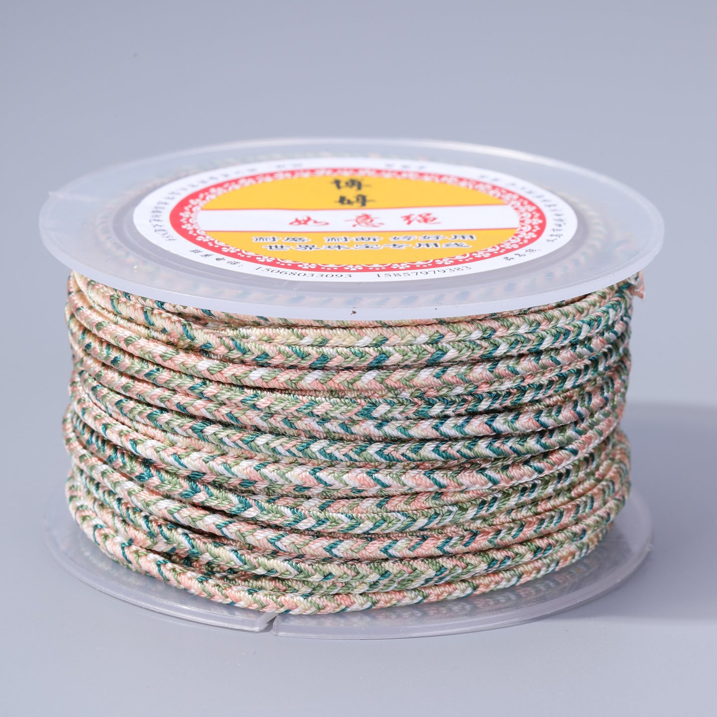 Handmade Nylon Braid Rope In Colour With 3mm Diameter, 3.0mm Thickness For Craft And Jewelry Accessories