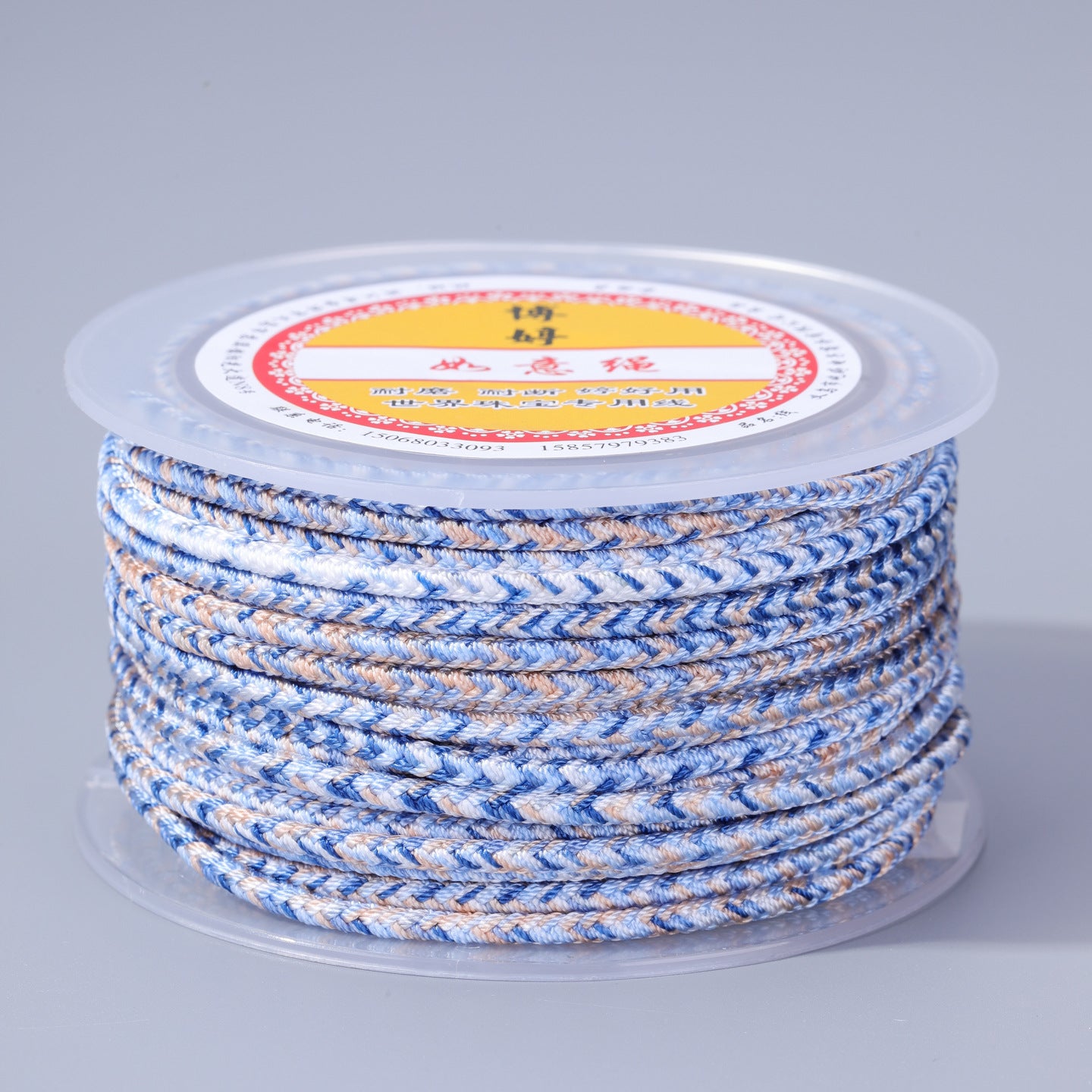 Handmade Nylon Braid Rope In Colour With 3mm Diameter, 3.0mm Thickness For Craft And Jewelry Accessories