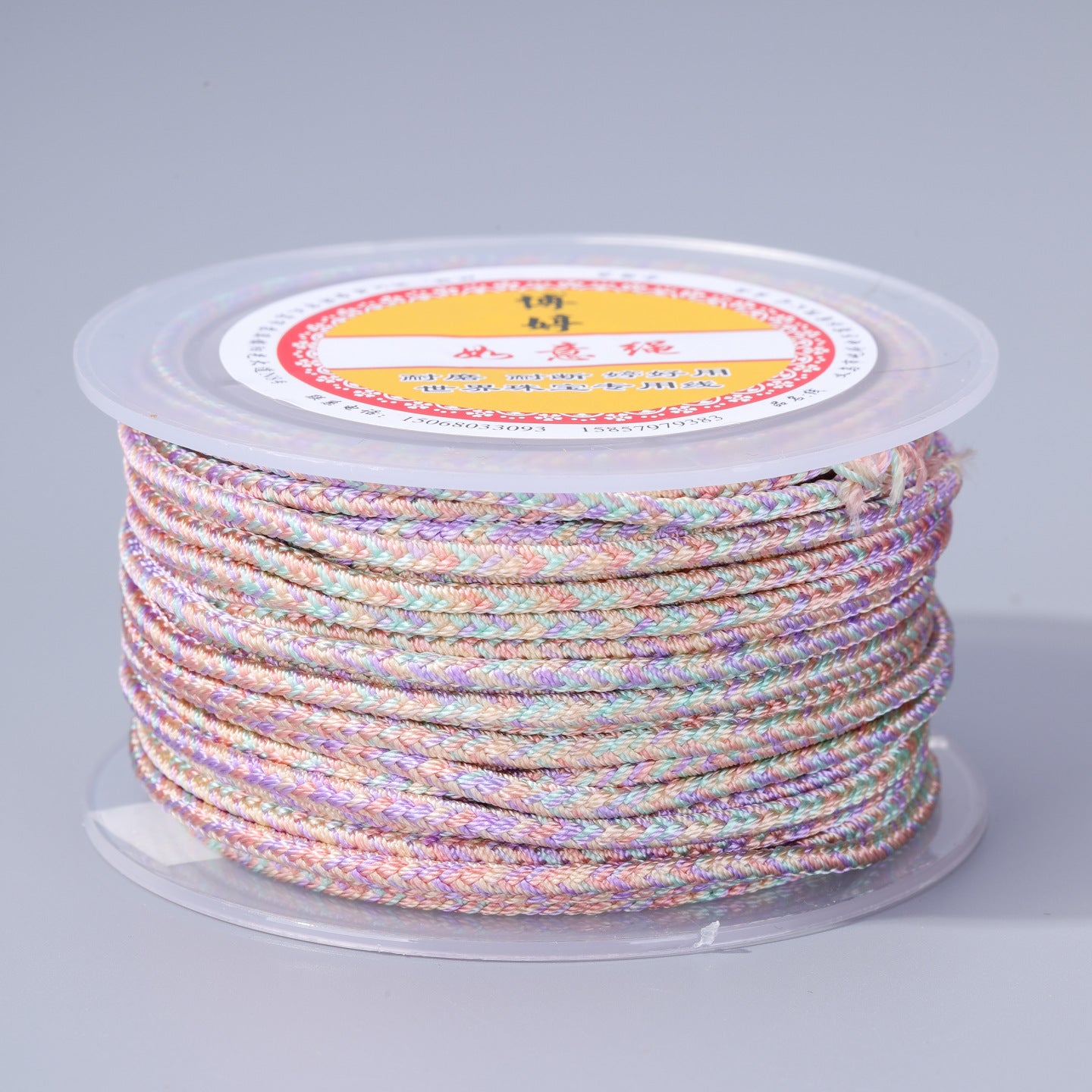 Handmade Nylon Braid Rope In Colour With 3mm Diameter, 3.0mm Thickness For Craft And Jewelry Accessories