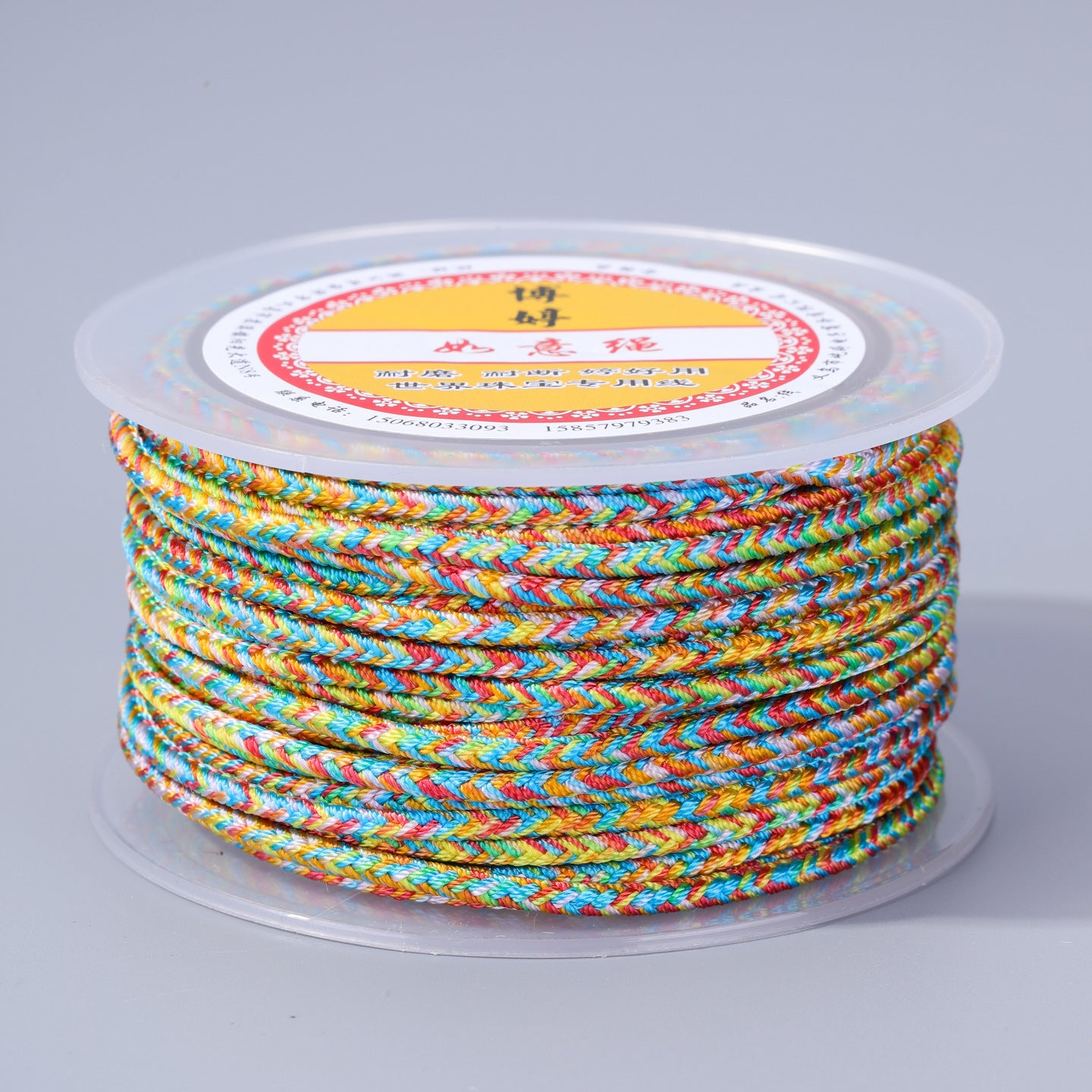 Handmade Nylon Braid Rope In Colour With 3mm Diameter, 3.0mm Thickness For Craft And Jewelry Accessories