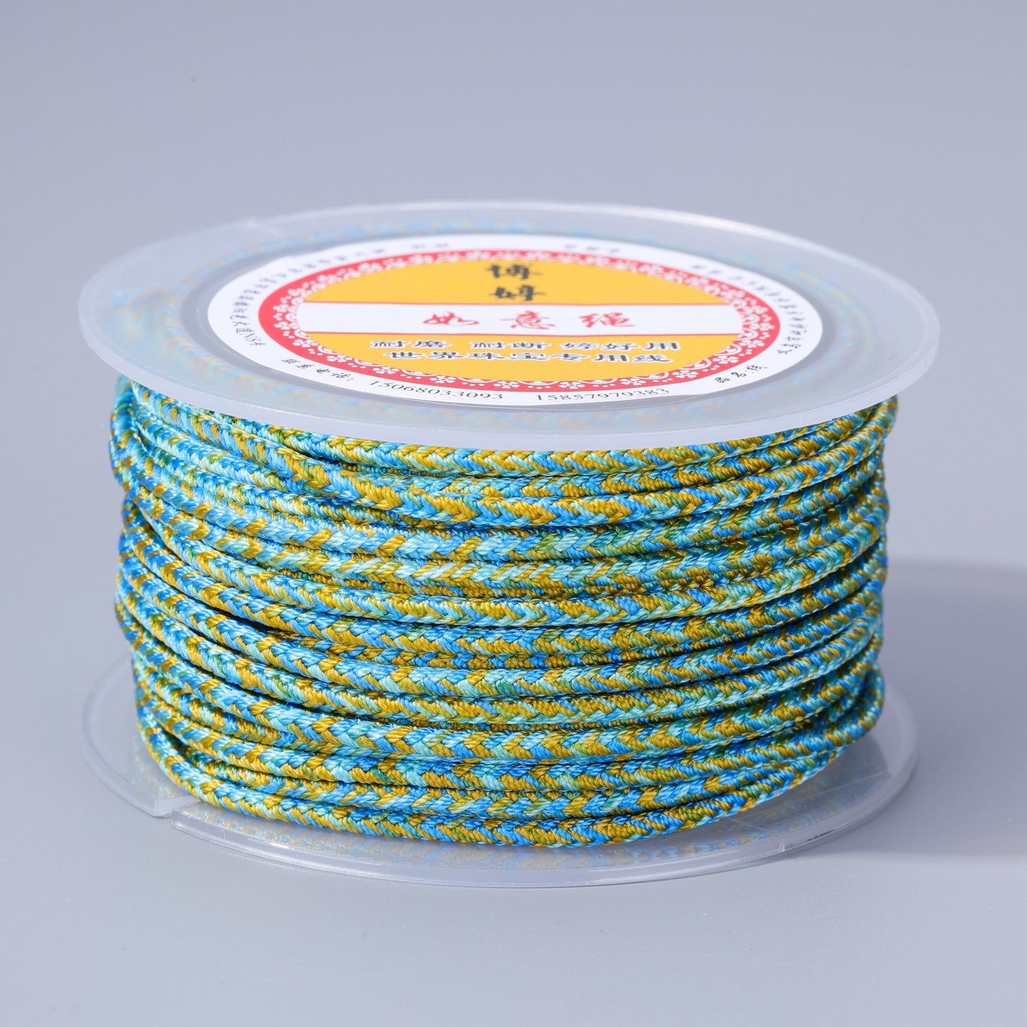 Handmade Nylon Braid Rope In Colour With 3mm Diameter, 3.0mm Thickness For Craft And Jewelry Accessories