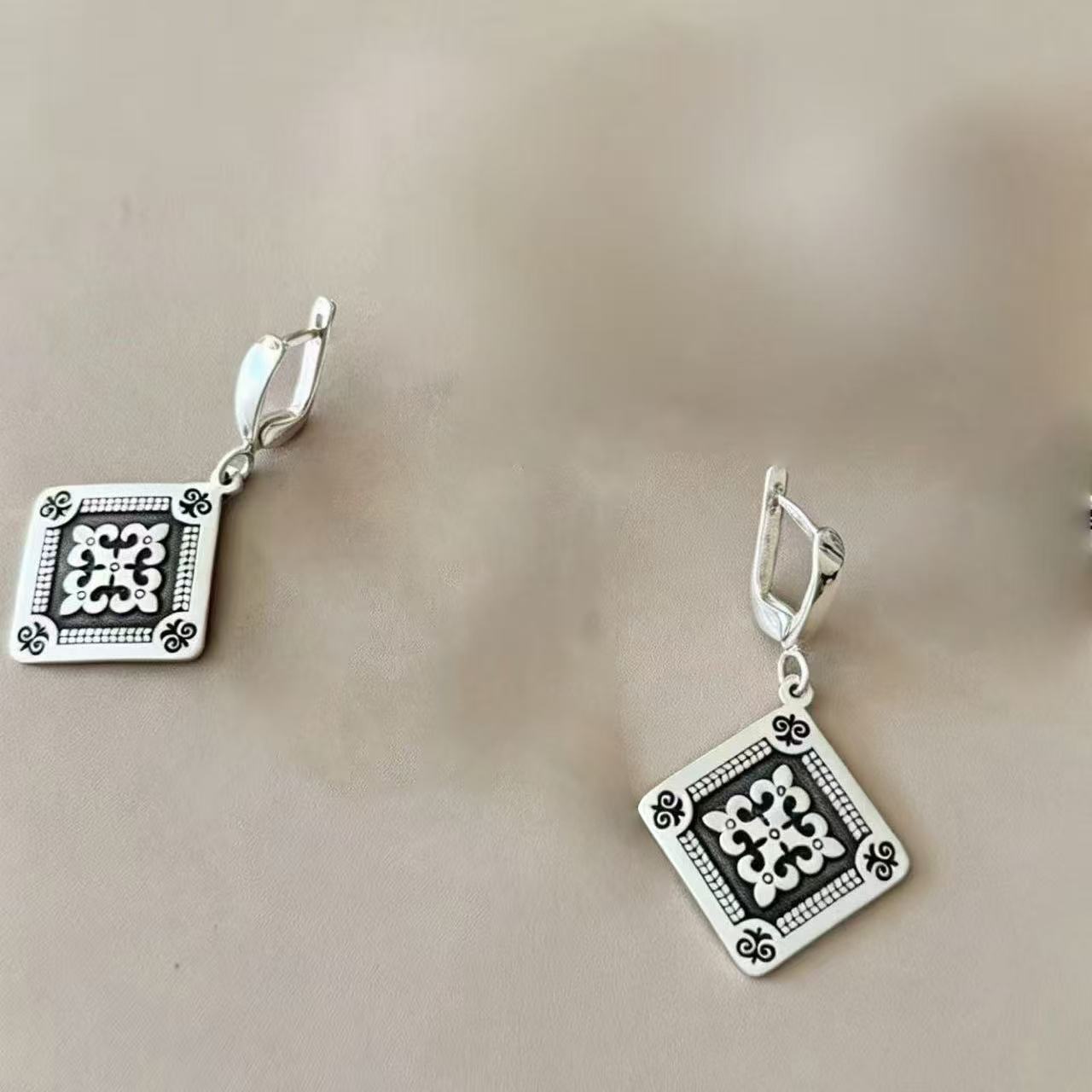 Ethnic Style Jewelry Set For Women Featuring Electroplated Alloy Material, 1 Set