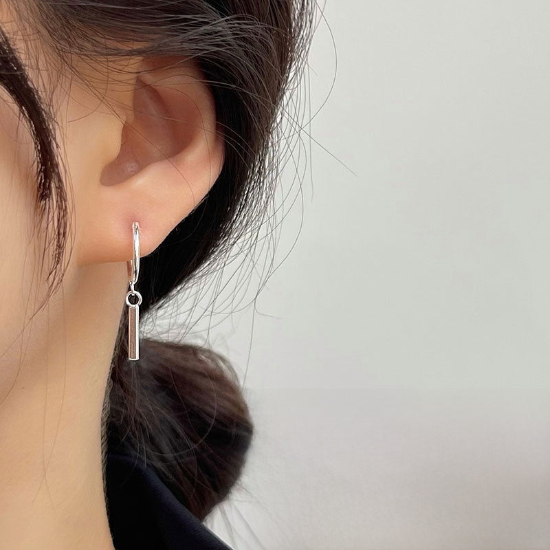 Heart Shape Hoop Earrings For Women In 925 Sterling Silver With Electroplated Finish And 925 Sterling Silver Posts