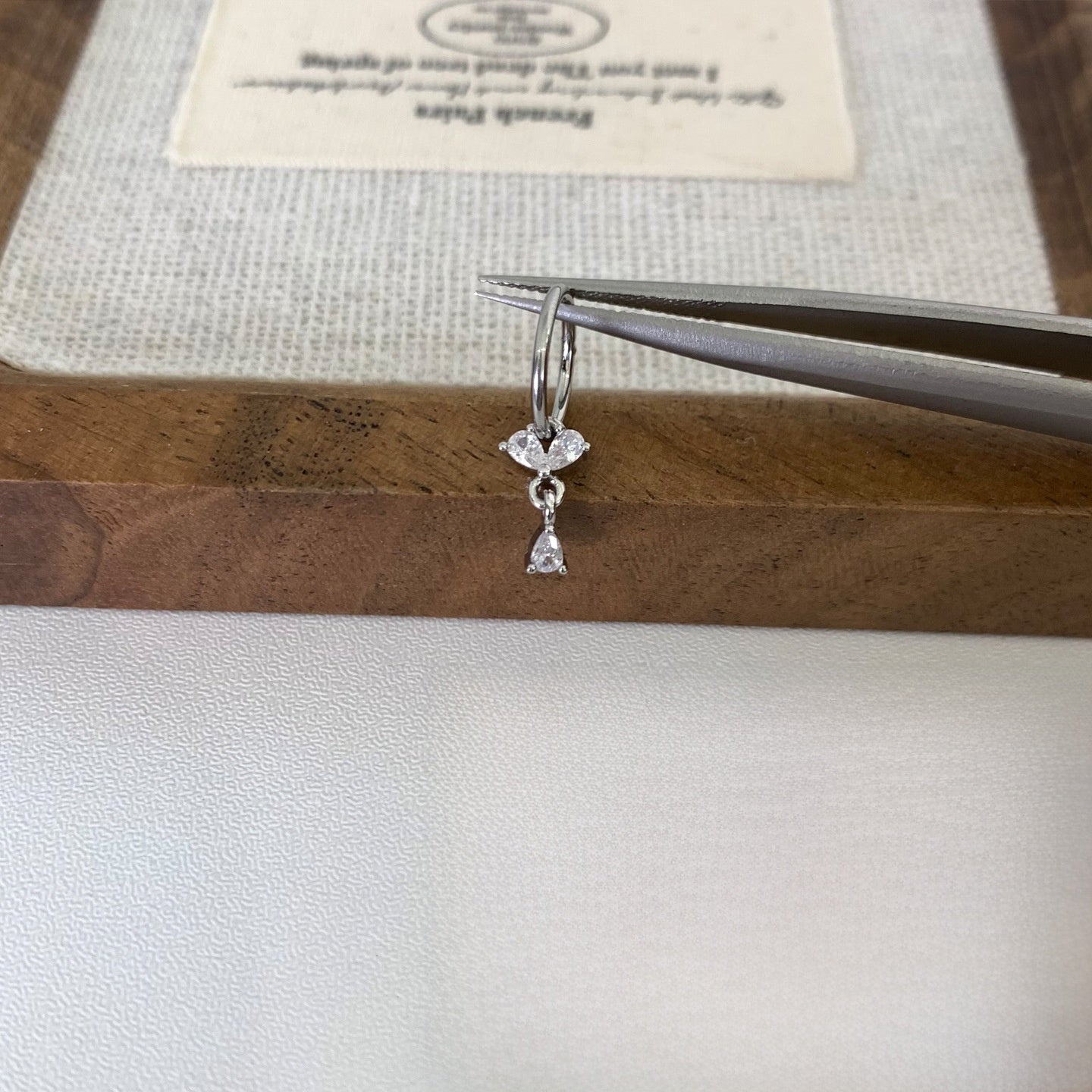 Butterfly Hoop Earrings In Real Gold Plated Titanium Steel With Simple Style, Unisex Design