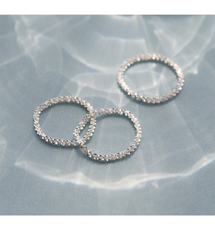 New Style Star Ring For Women In 925 Sterling Silver With Diamond Inlay, Handmade Craftsmanship