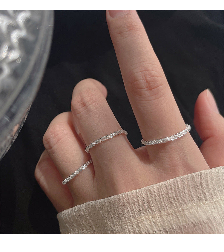 New Style Star Ring For Women In 925 Sterling Silver With Diamond Inlay, Handmade Craftsmanship