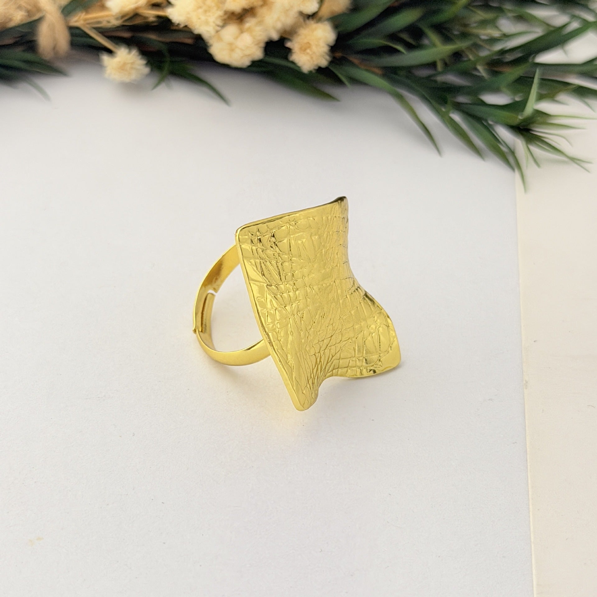 Geometric Earrings For Women Featuring Electroplated Retro Style With Titanium Steel Ear Pins