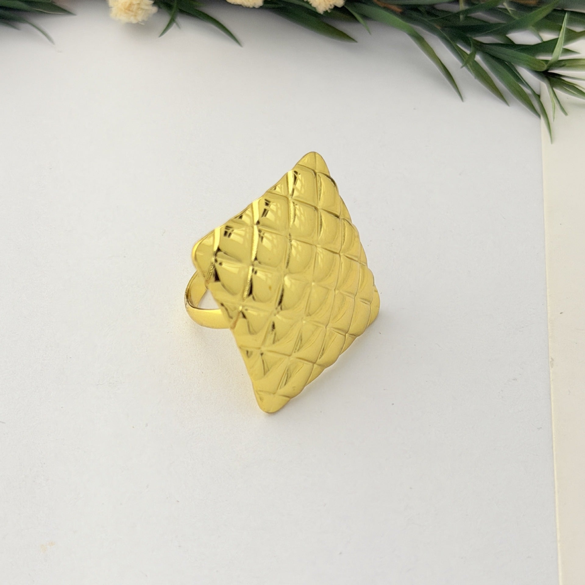 Geometric Earrings For Women Featuring Electroplated Retro Style With Titanium Steel Ear Pins