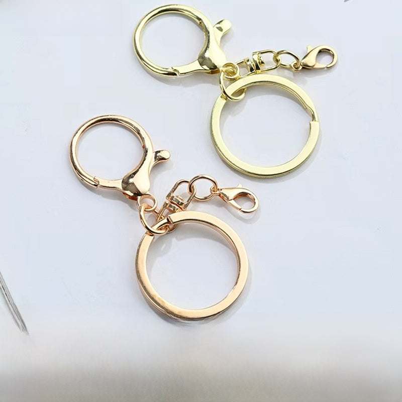Gold Lobster Key Chain Bag Charm Made Of Durable Zinc Alloy For Stylish Bag Accessories