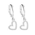 Geometric Silver Earrings For Women Featuring Copper Ear Pins With Exaggerated Style
