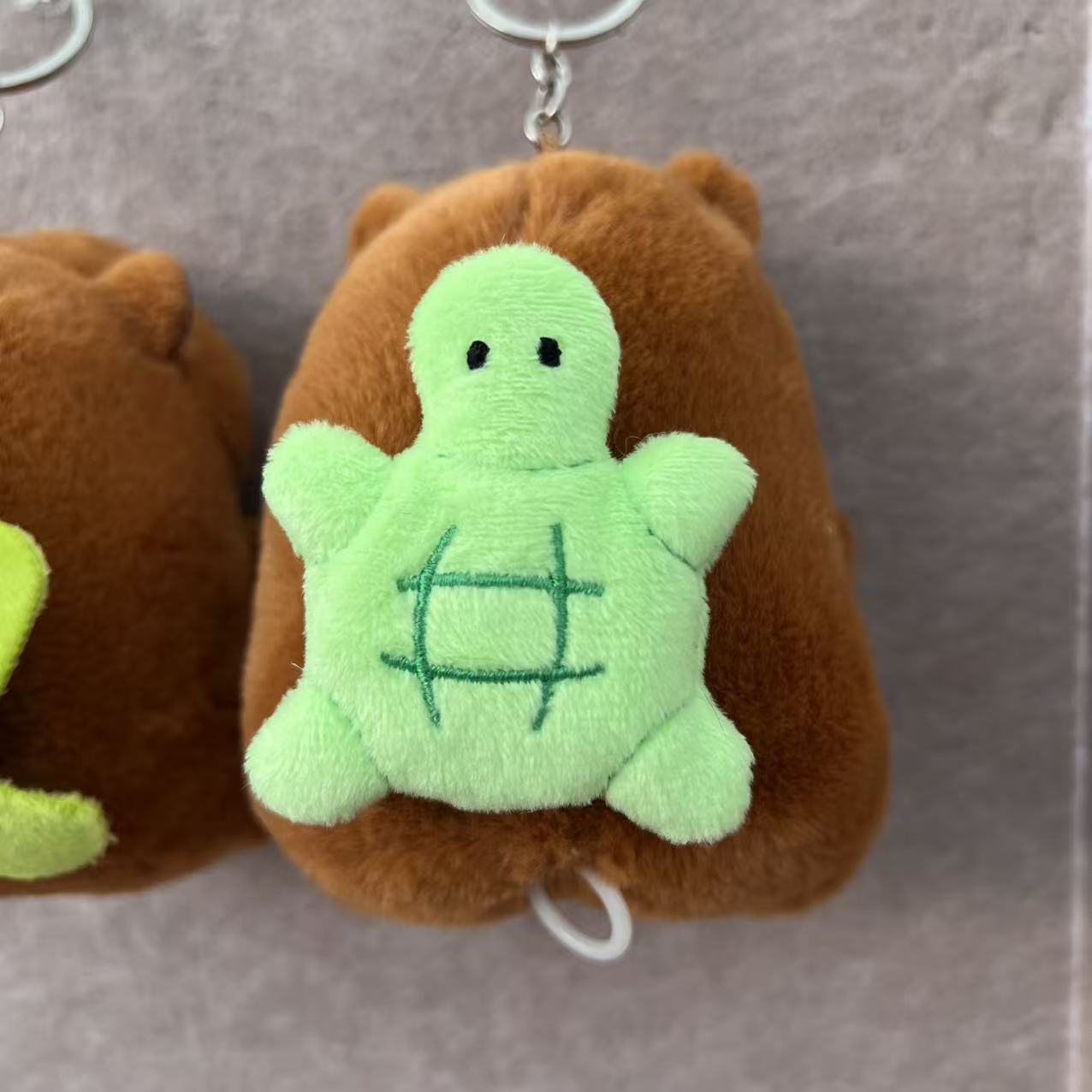 Capybara Plush Stuffed Animal Toy Keychain In Light Green, Soft And Cuddly Plush Doll For Kids And Collectors