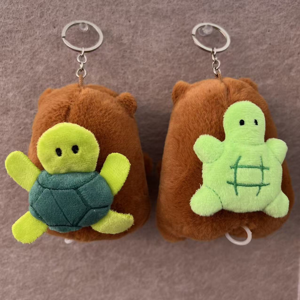 Capybara Plush Stuffed Animal Toy Keychain In Light Green, Soft And Cuddly Plush Doll For Kids And Collectors