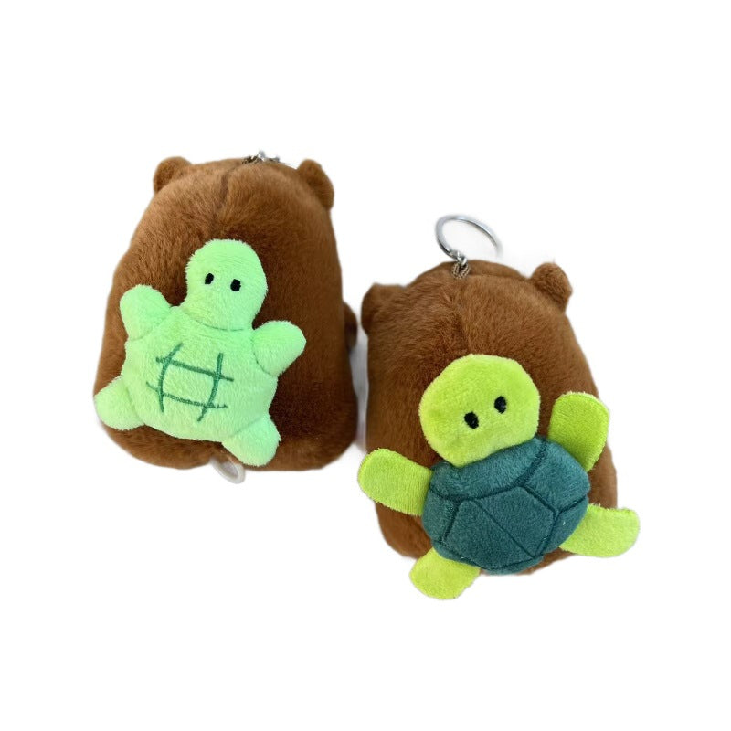 Capybara Plush Stuffed Animal Toy Keychain In Light Green, Soft And Cuddly Plush Doll For Kids And Collectors