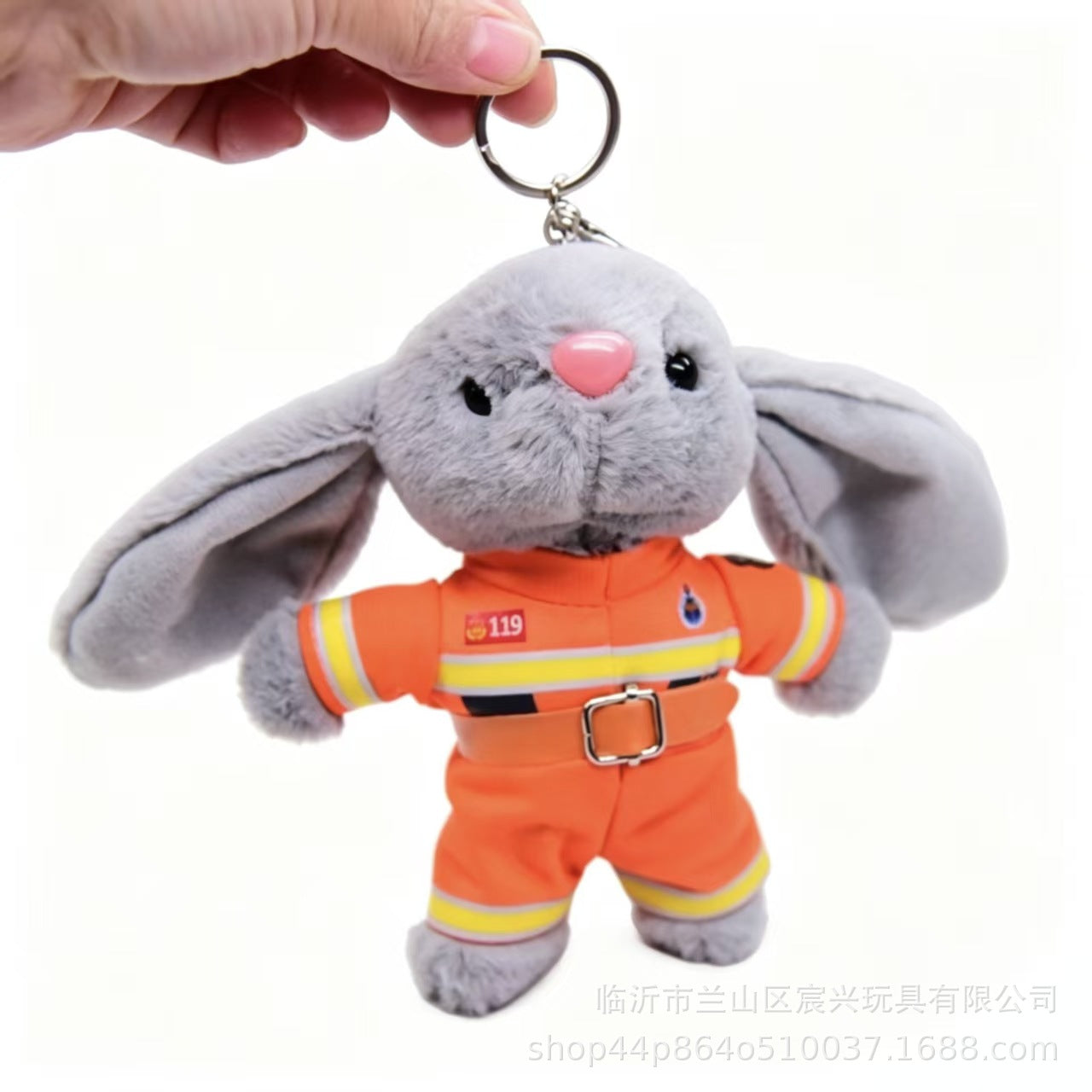 Cartoon Style Bear Plush Stuffed Animal Toy Keychain, Soft And Cuddly Plush Doll For Kids