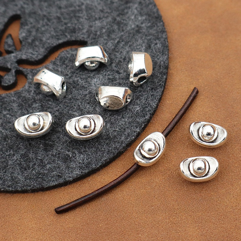 Electroplated Alloy Flower Beads With Hole Size 2~2.9mm, Ethnic Style Jewelry Accessories From China