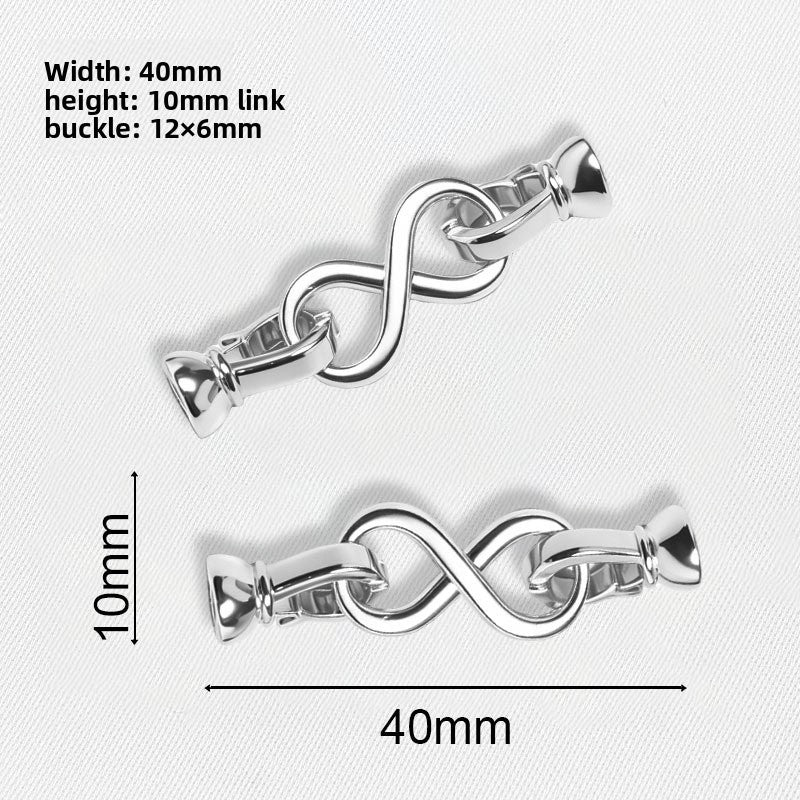 Number Copper Jewelry Buckle With 18K Real Gold Plated Electroplated Finish In Gold, Original Design Jewelry Accessories