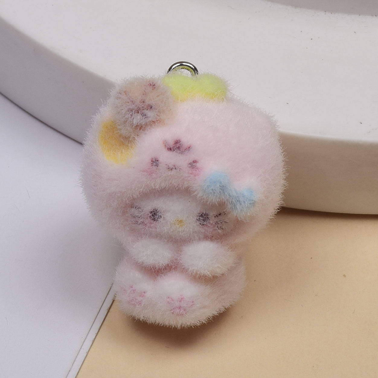 Cute Lemon Resin Pendant With Flocking Technique, Jewelry Accessories