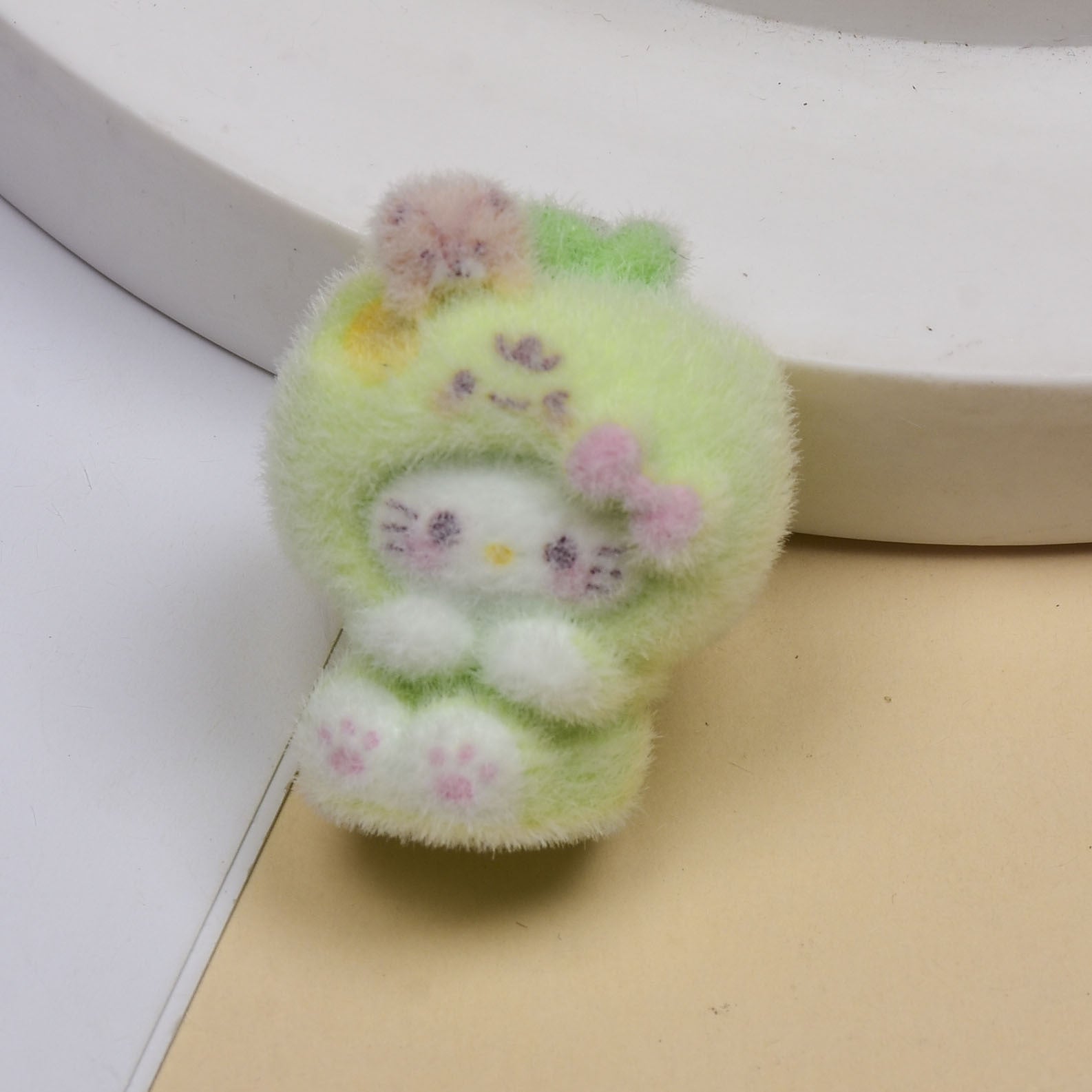 Cute Lemon Resin Pendant With Flocking Technique, Jewelry Accessories