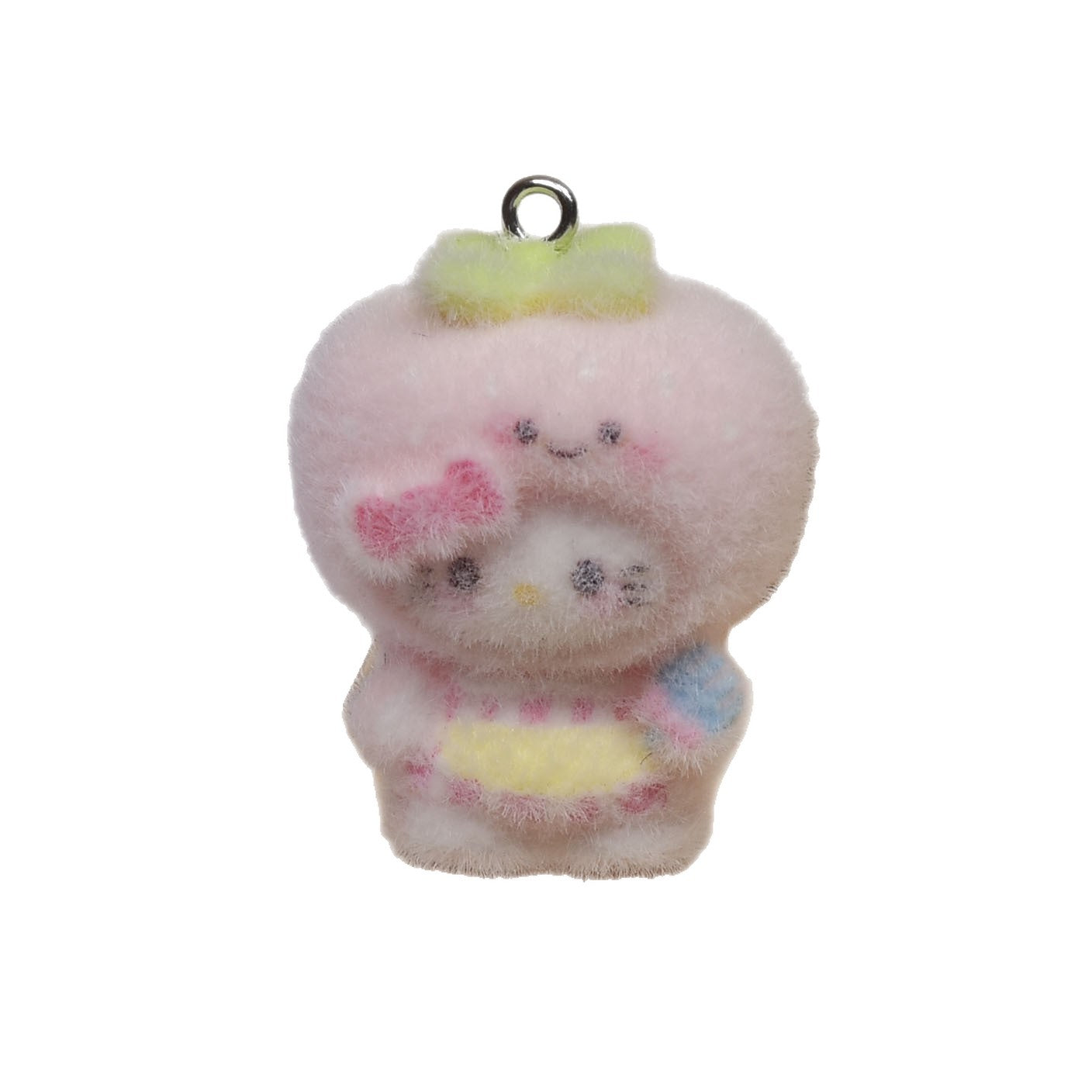 Cute Lemon Resin Pendant With Flocking Technique, Jewelry Accessories