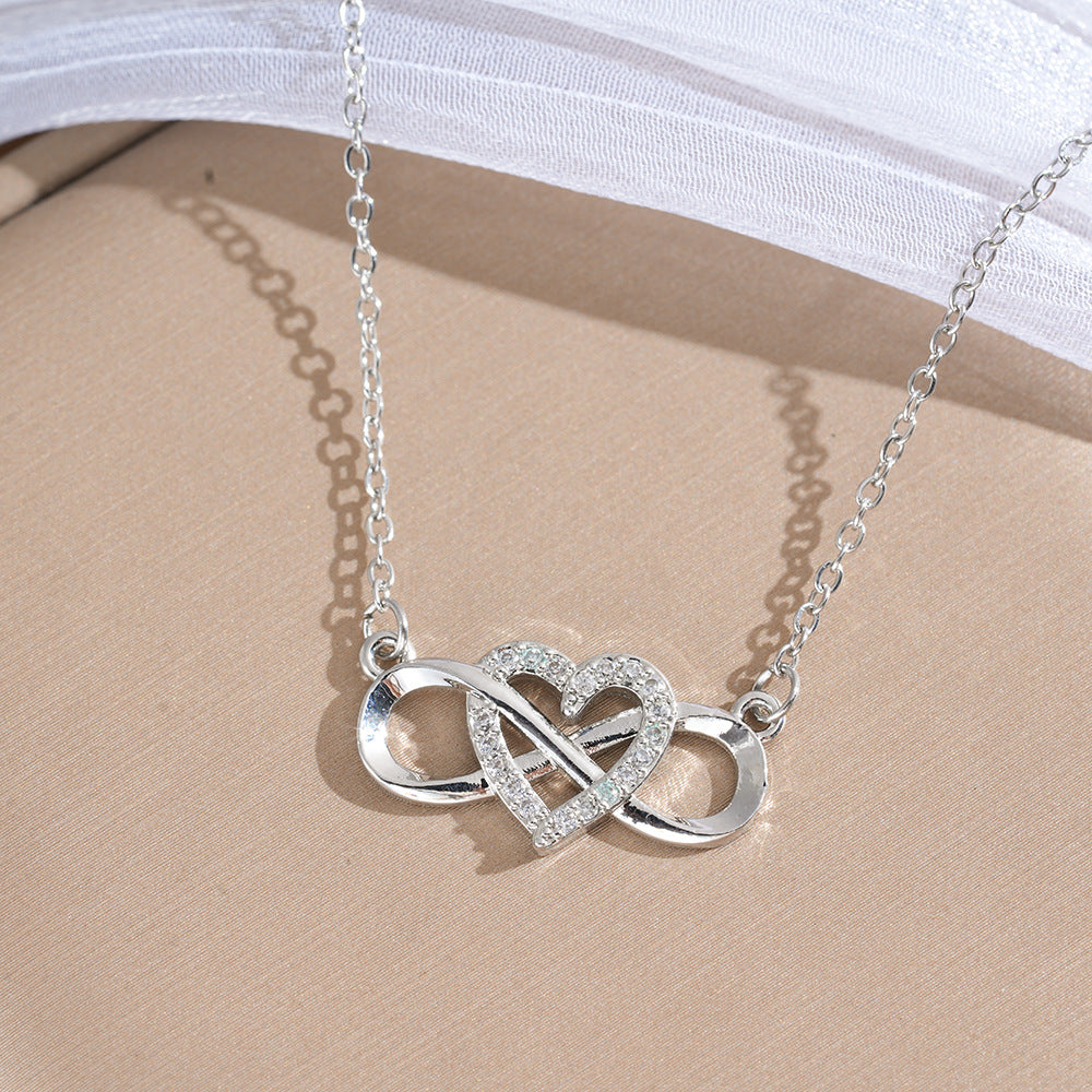 Heart Shape Pendant Necklace For Women With Zircon Inlay, 18K Real Gold Plated Copper, PVD Coated, Featuring Cable Chain