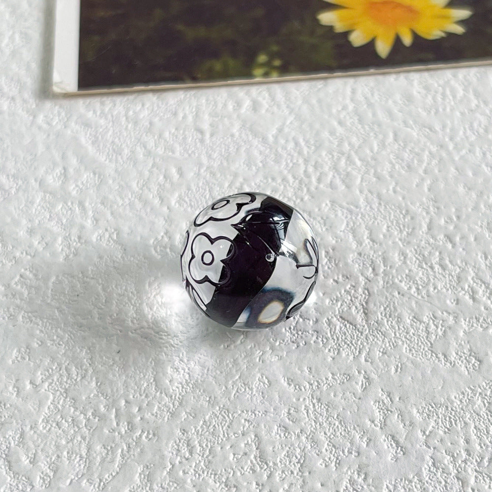 Handmade Acrylic Flowers Beads For Jewelry Making, Available In Colour, Perfect For DIY Accessories