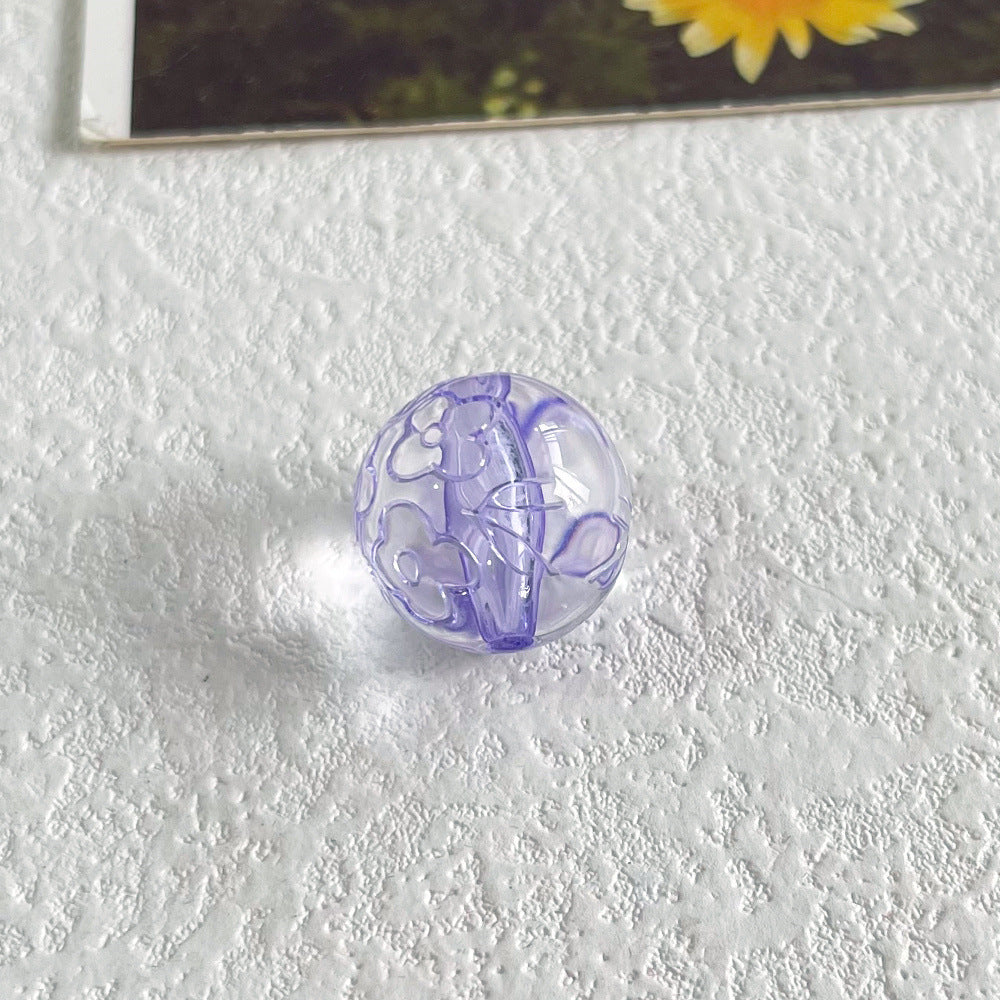 Handmade Acrylic Flowers Beads For Jewelry Making, Available In Colour, Perfect For DIY Accessories