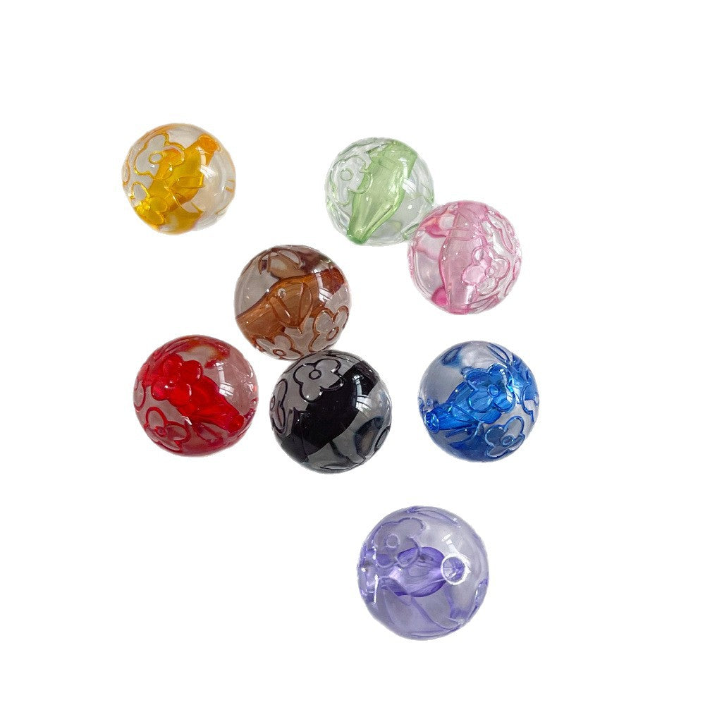 Handmade Acrylic Flowers Beads For Jewelry Making, Available In Colour, Perfect For DIY Accessories