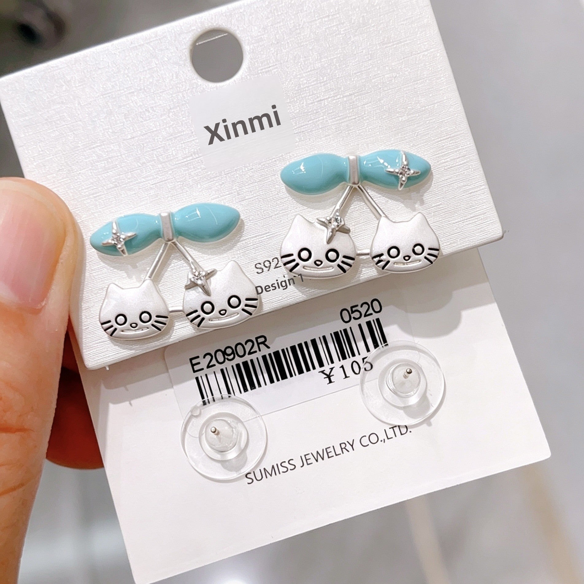 Cherry Earrings For Women Featuring 925 Sterling Silver Posts In Cute Style With Copper Material In Silver Color