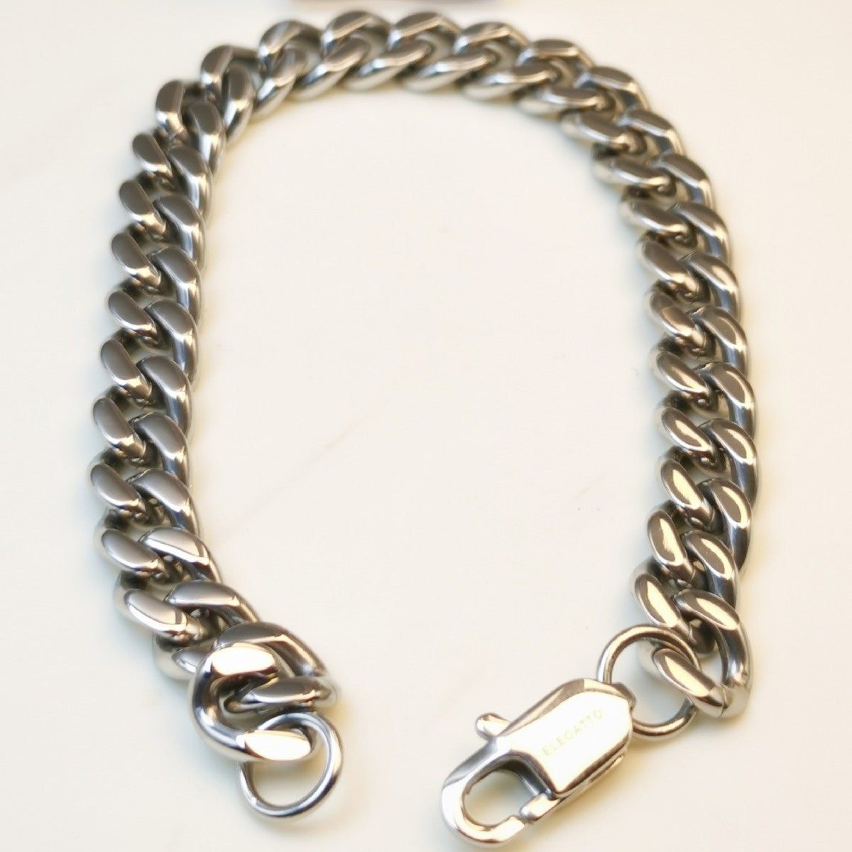 Geometric Jewelry Accessories In 316L Stainless Steel With Electroplated Silver Finish, Original Design
