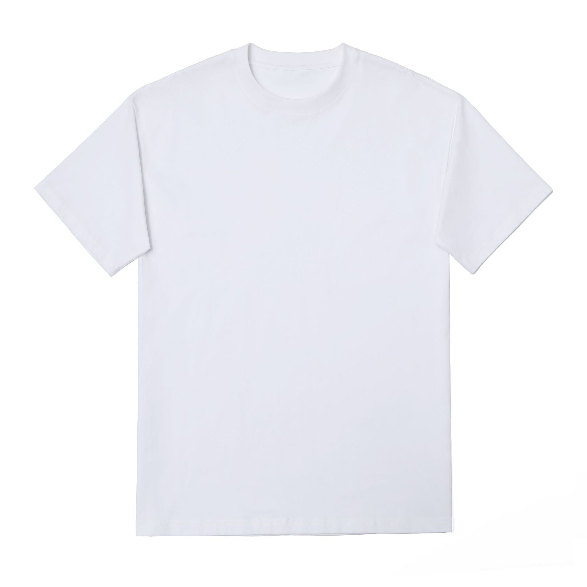Basic Solid Color Short Sleeve T-shirt For Men In Cotton Fabric Featuring Pullover Design