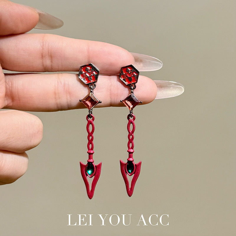 Anime Earrings For Women Featuring 925 Sterling Silver Posts And Sweet Style Made Of Zinc Alloy