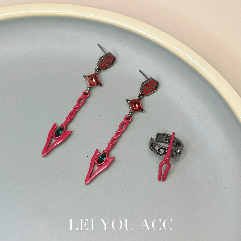 Anime Earrings For Women Featuring 925 Sterling Silver Posts And Sweet Style Made Of Zinc Alloy