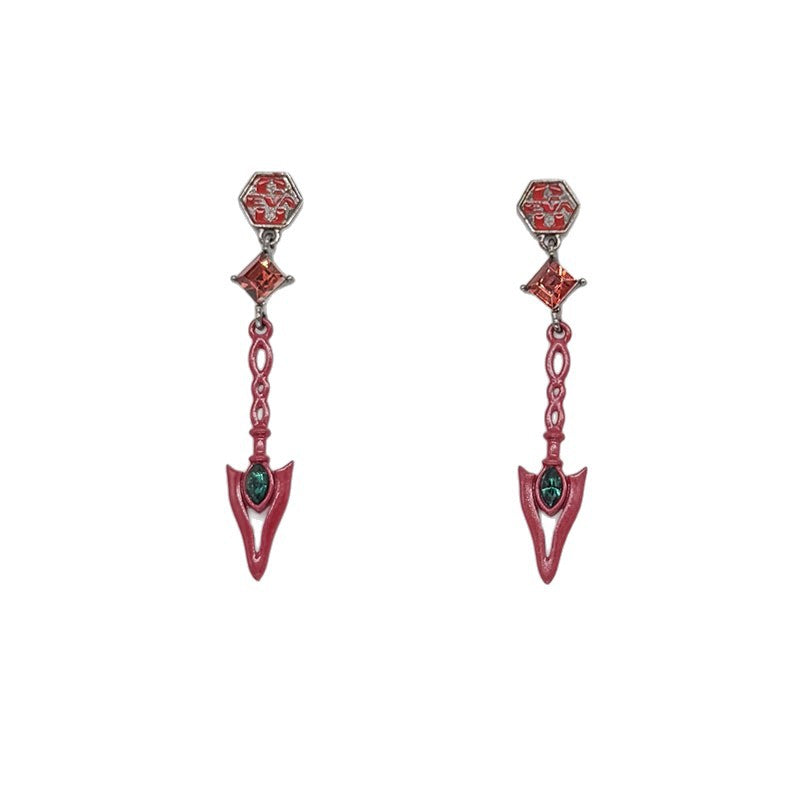 Anime Earrings For Women Featuring 925 Sterling Silver Posts And Sweet Style Made Of Zinc Alloy