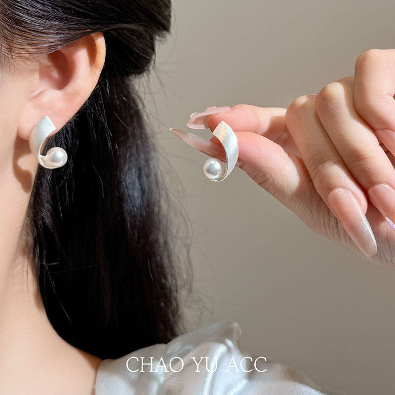 Geometric Tassel Earrings For Women Featuring Electroplated Zinc Alloy With 925 Sterling Silver Ear Pins