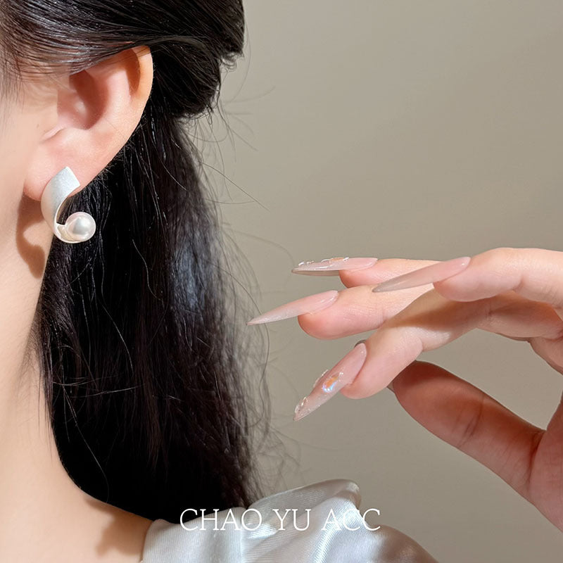 Geometric Tassel Earrings For Women Featuring Electroplated Zinc Alloy With 925 Sterling Silver Ear Pins