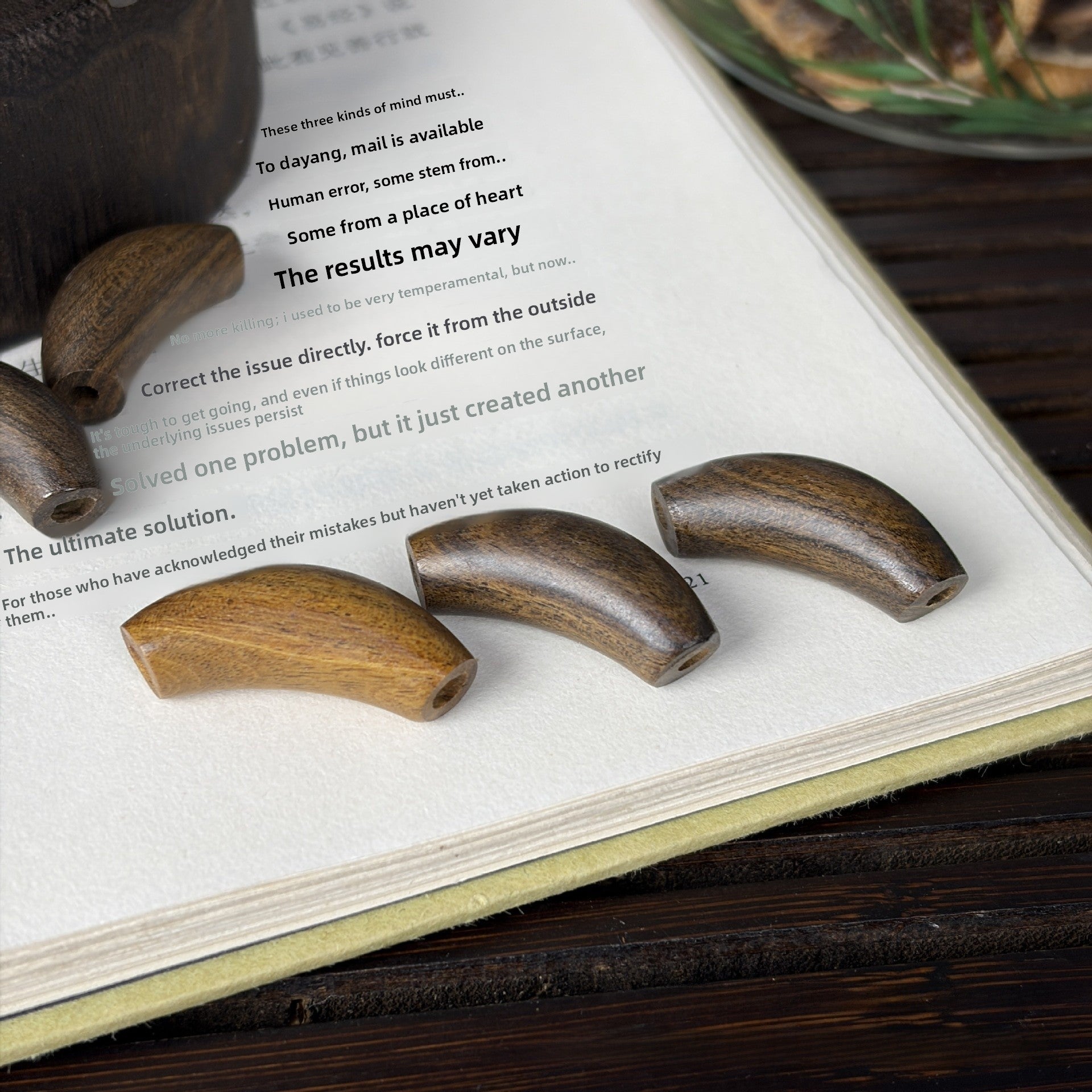 Handmade Wood Beads For Jewelry Making In Ethnic Style, Perfect For DIY Accessories