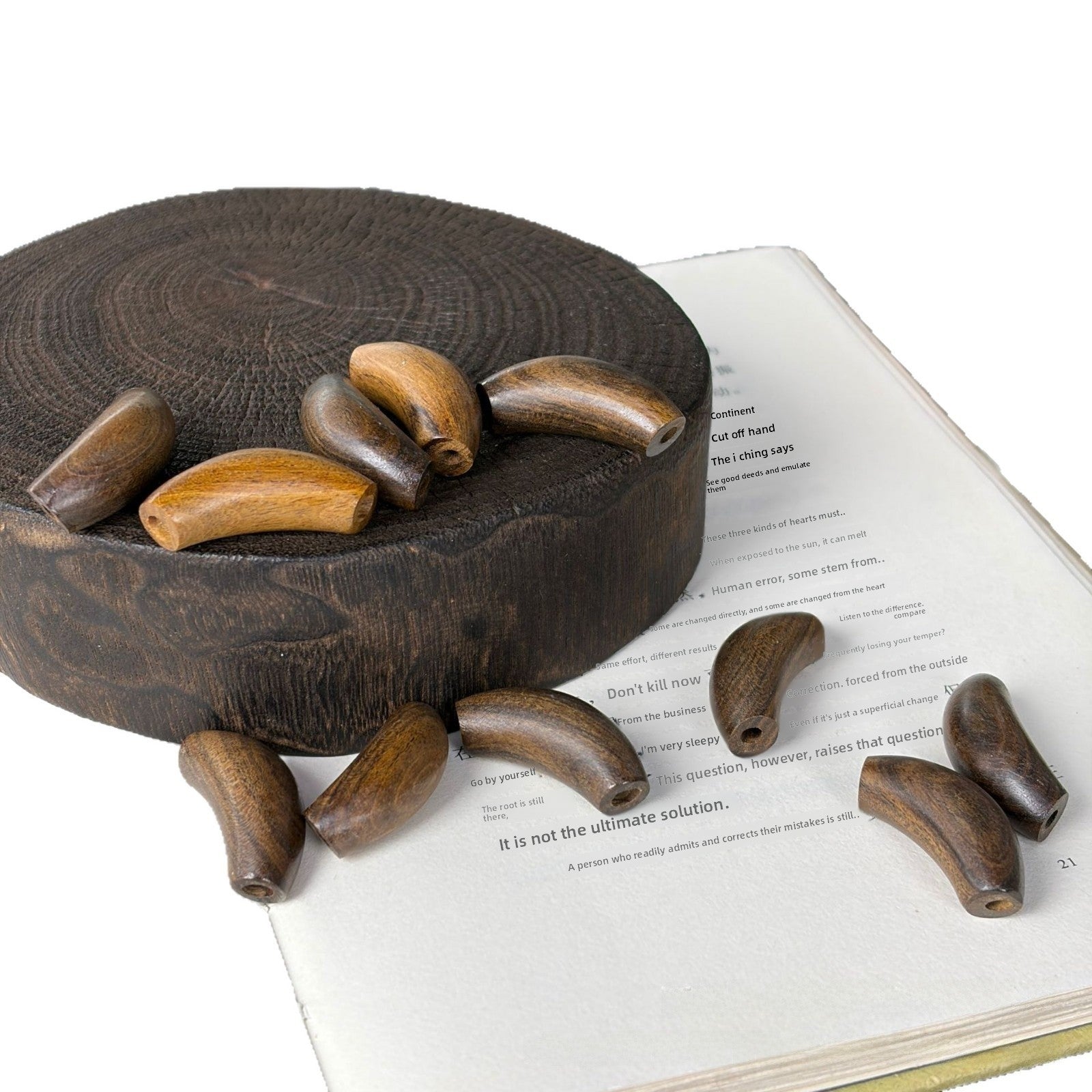 Handmade Wood Beads For Jewelry Making In Ethnic Style, Perfect For DIY Accessories