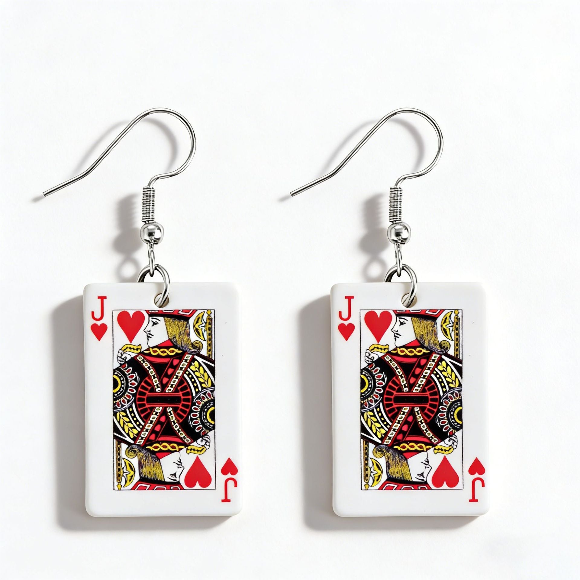Acrylic Card Earrings For Women With Iron Ear Pins, Stylish And Lightweight Design