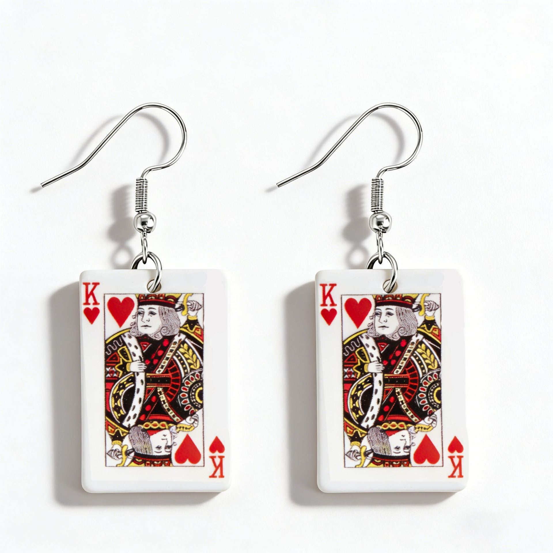 Acrylic Card Earrings For Women With Iron Ear Pins, Stylish And Lightweight Design