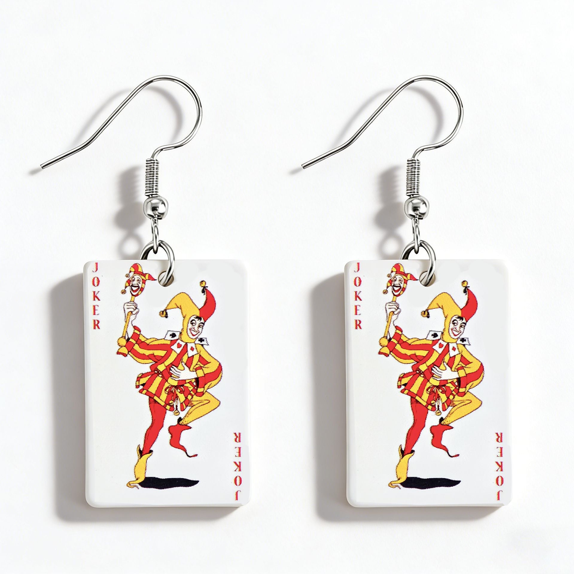 Acrylic Card Earrings For Women With Iron Ear Pins, Stylish And Lightweight Design