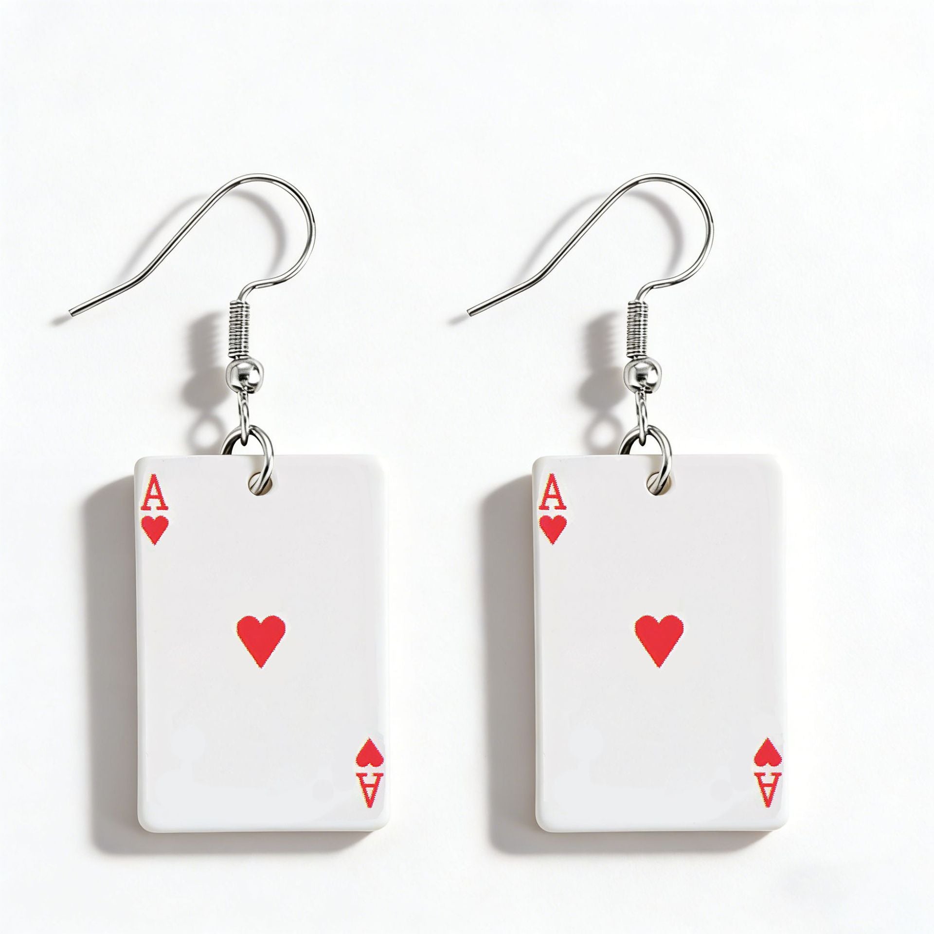 Acrylic Card Earrings For Women With Iron Ear Pins, Stylish And Lightweight Design
