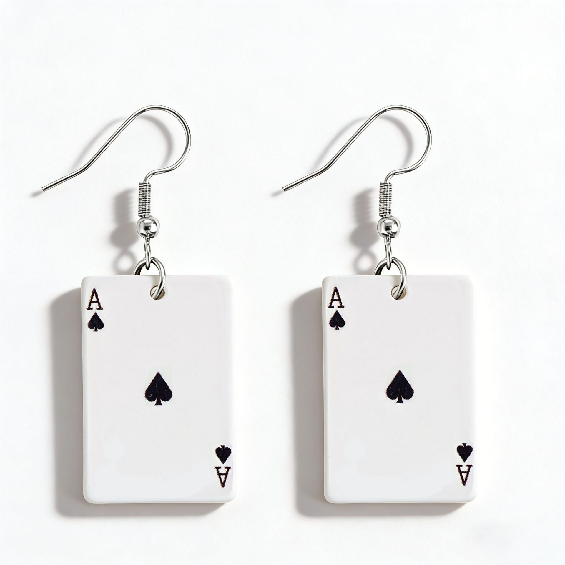 Acrylic Card Earrings For Women With Iron Ear Pins, Stylish And Lightweight Design