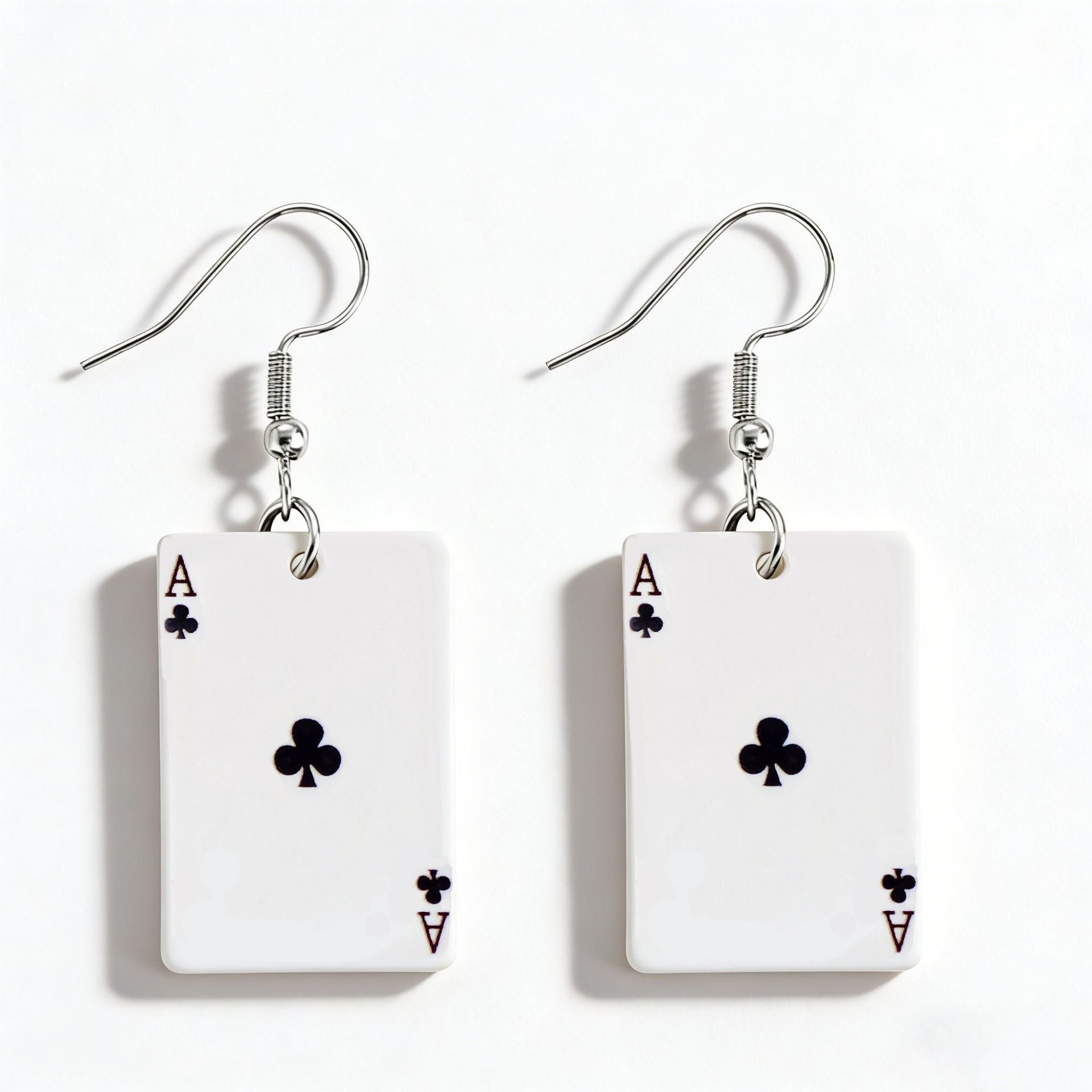 Acrylic Card Earrings For Women With Iron Ear Pins, Stylish And Lightweight Design